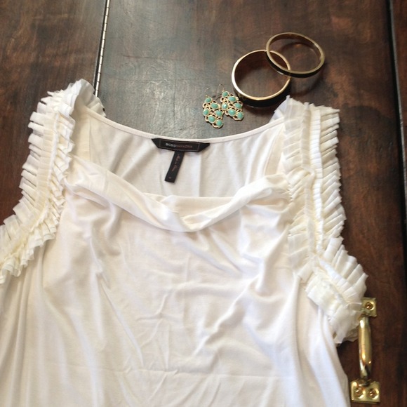 BCBG tank top off white never worn