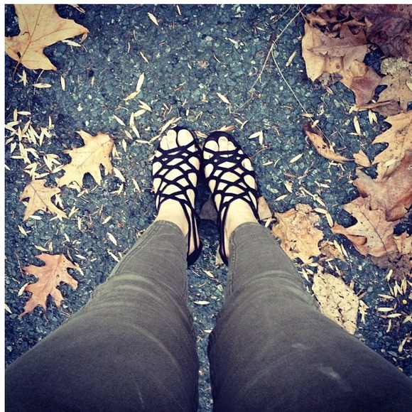 Caged 3-inch heeled sandals