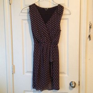 Strapless wrap dress