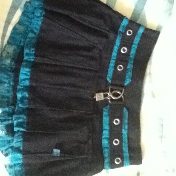 Teal Tripp skirt