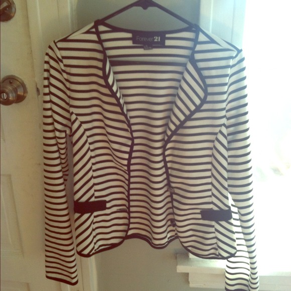 Forever 21 Striped Blazer
