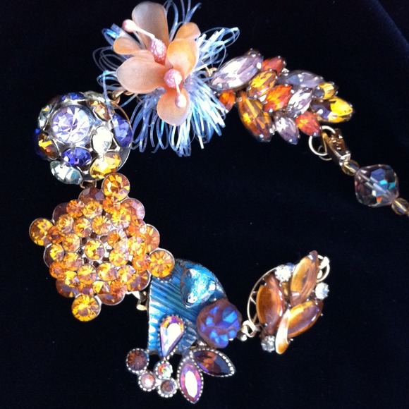 Gold with Purple Bracelet