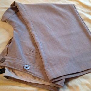 Tan plaid Capri slacks size 14