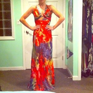 Faviana couture formal dress