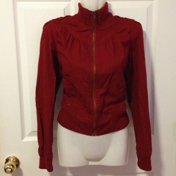 🎀BUNDLE🎀Light Weight Burgundy Jacket