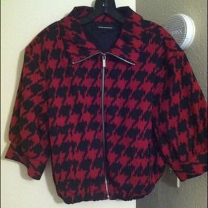 Express Crop Pattern jacket for the Fall