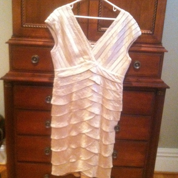 Cocktail dress gold/silver color New- never worn