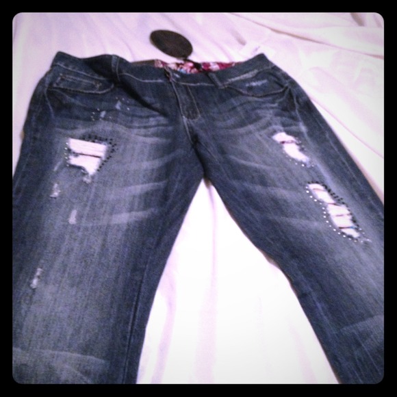 Premier Denim Jeans with cute funky design..NEW