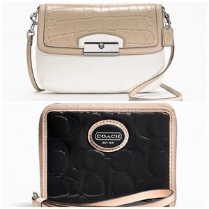 Bundle of COACH  leather bag & wallet for murphyh7