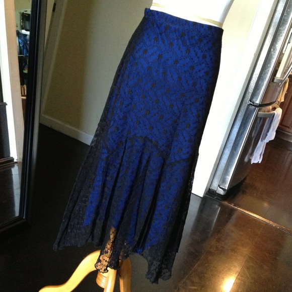 🔴SOLD🔴 Beautiful Vintage Style Blue Skirt