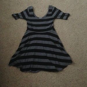 Black and grey dress