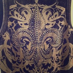 Embroiderd tank top