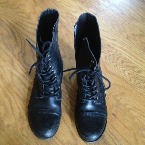 Steve Madden combat boots