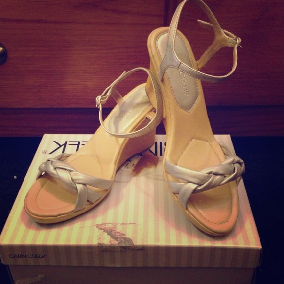 Silver wedges 🚫SOLD ON EBAY🚫