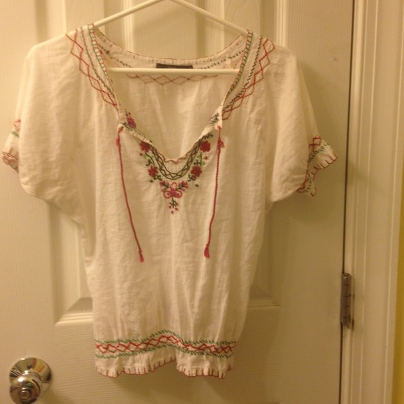 Super fun peasant style summer top