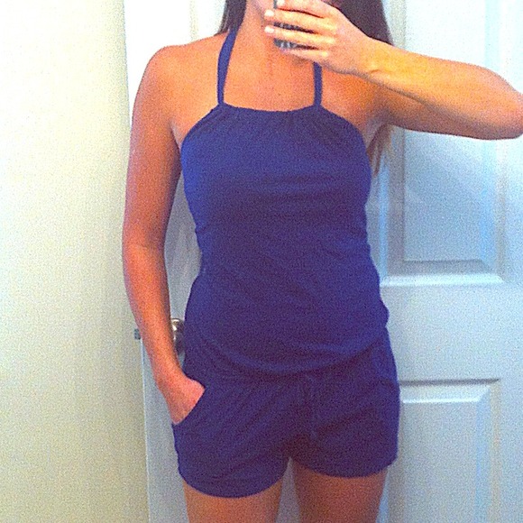 Navy romper!