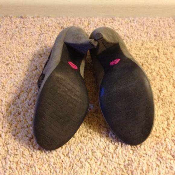 Fornarina grey swede slip on booties - Picture 2 of 5