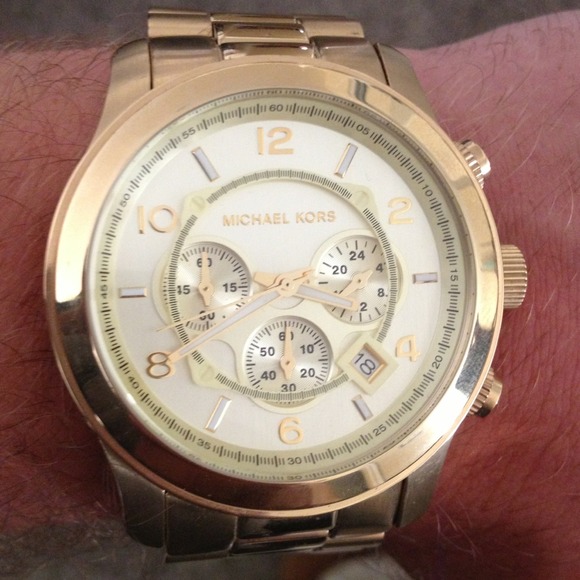 Michael Kors Oversized Gold Watch