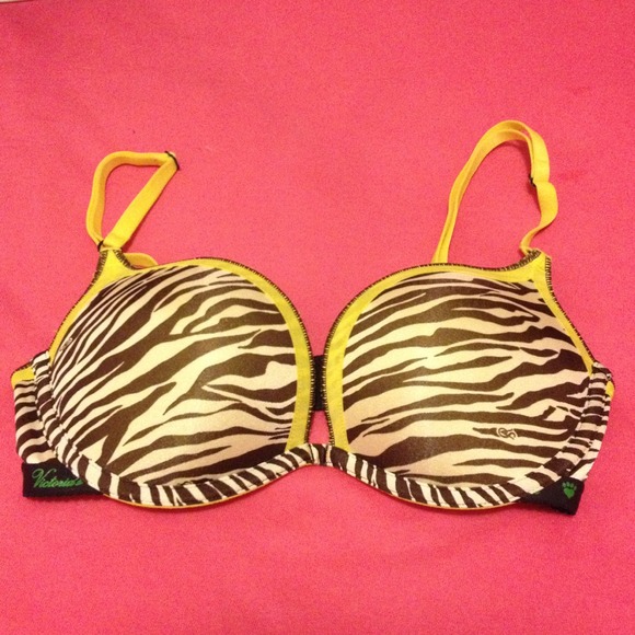 Victoria Secret Bra 34C Zebra
