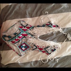 ❌SOLD❌ Fringe monokini!