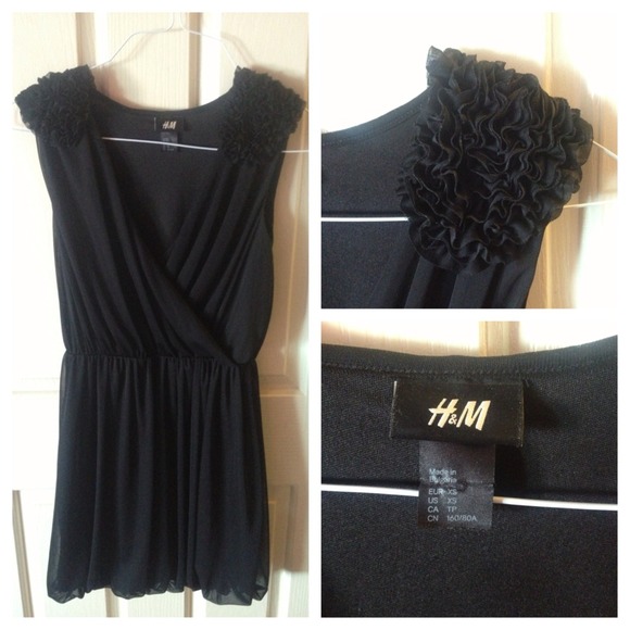 🌟Sold🌟Black H&M Cocktail Dress