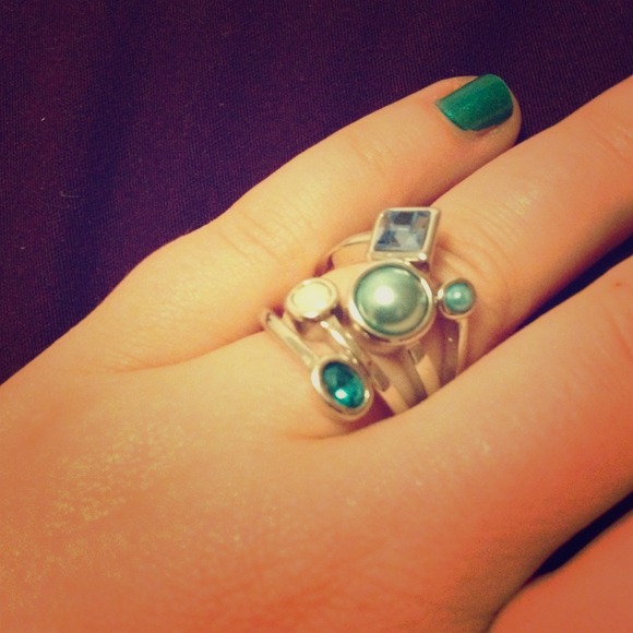 **NEW DISCOUNTED PRICE** Comet stacked ring