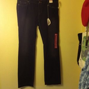 Straight leg black jeans nwt