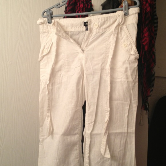 TRADED!!! White Linen Pants