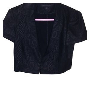 Express studio design cropped jacket