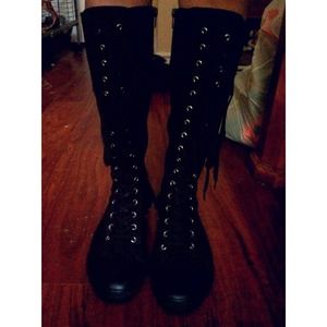 🔮 Knee High Canvas Boots 🔮