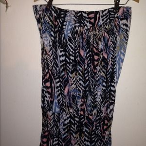 H&M tube ikat tribal dress