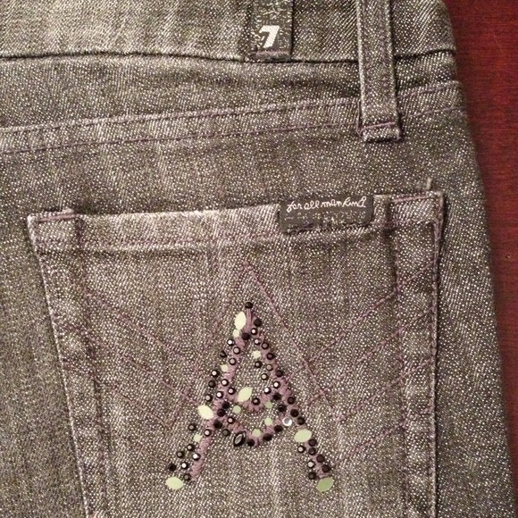 7 for all mankind size 30 Black A Pocket Jeans