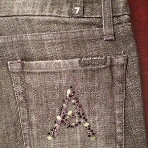 7 for all mankind size 30 Black A Pocket Jeans