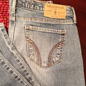 Hollister Cali Flare Jean - medium Blue