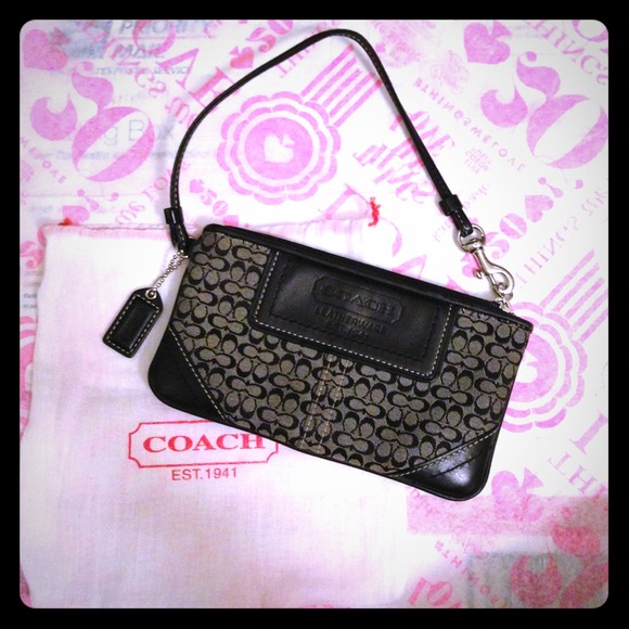 Coach Clutches & Wallets - Authentic Black Coach wristlet
