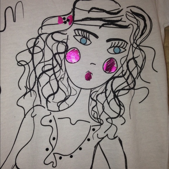 💸BUNDLED💸BORN TO SHOP T-Shirt 💟 V-neck Medium - Picture 3 of 4