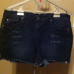 Super Cute Dark wash jean shorts