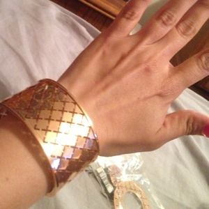 Rebecca Cuff rose gold bracelet -18k gold plated