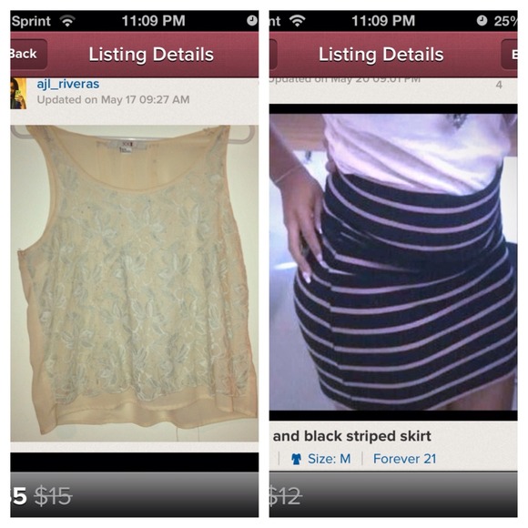 Tank and skirt bundle