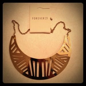 Gold plate necklace