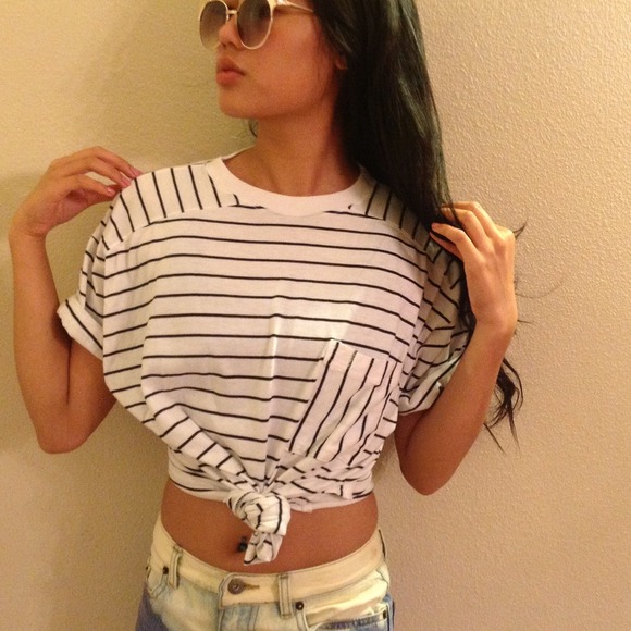 Vintage striped Anne Klein Top 👚