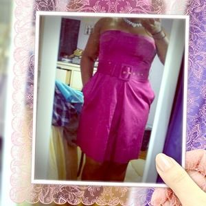 Fushia semi-formal dress