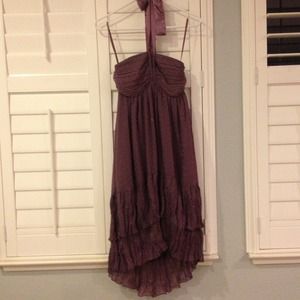 Pretty Mauve halter dress
