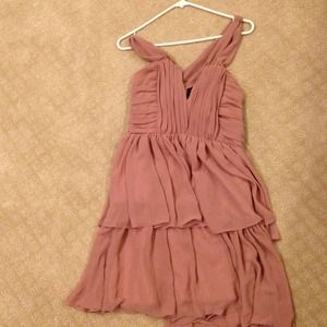 Elegant dusty rose dress