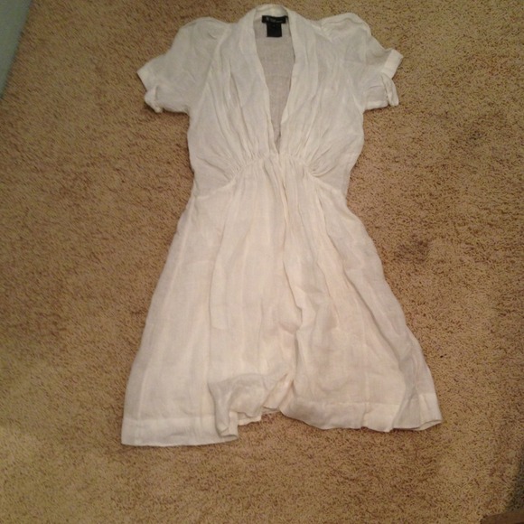 ***Sold*** Isabel Marant Etoile white silk dress 0