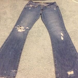 Abercrombie & Fitch destroyed jeans (Size 0L)