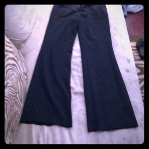 Two pairs of black dress pants