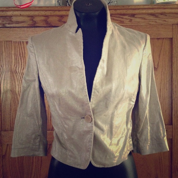 Express Design Studio Linen Jacket - Picture 1 of 3