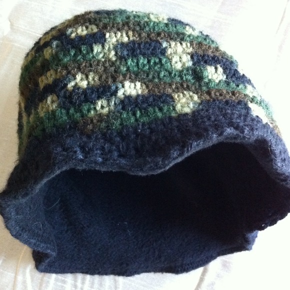 Fleece lined crochet hats