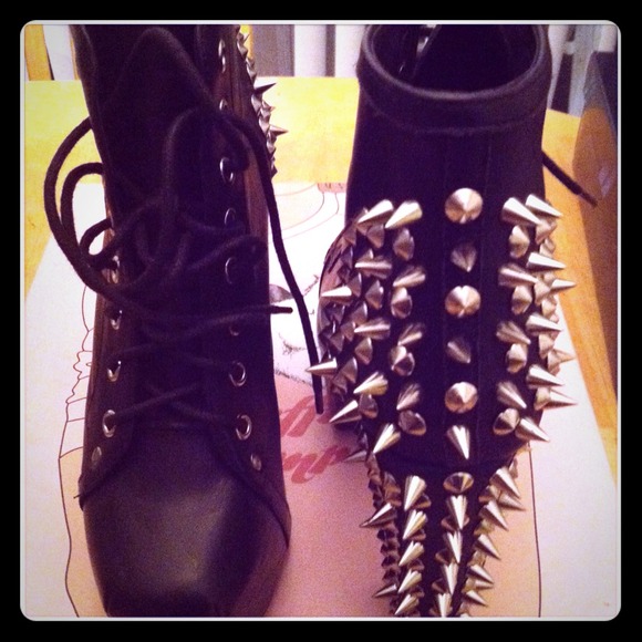 Jeffery Campbell spiked booties